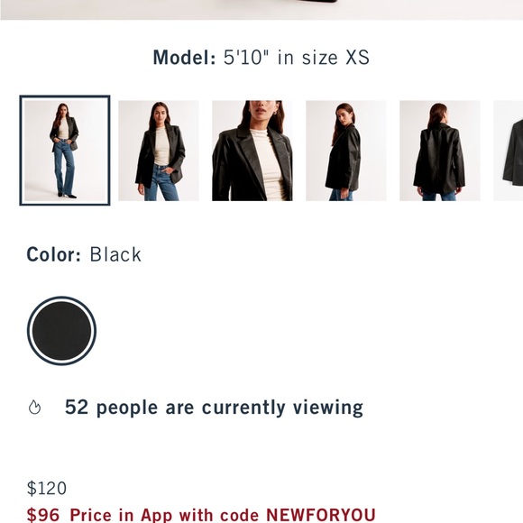 Abercrombie Vegan Leather Jacket - Picture 4 of 4